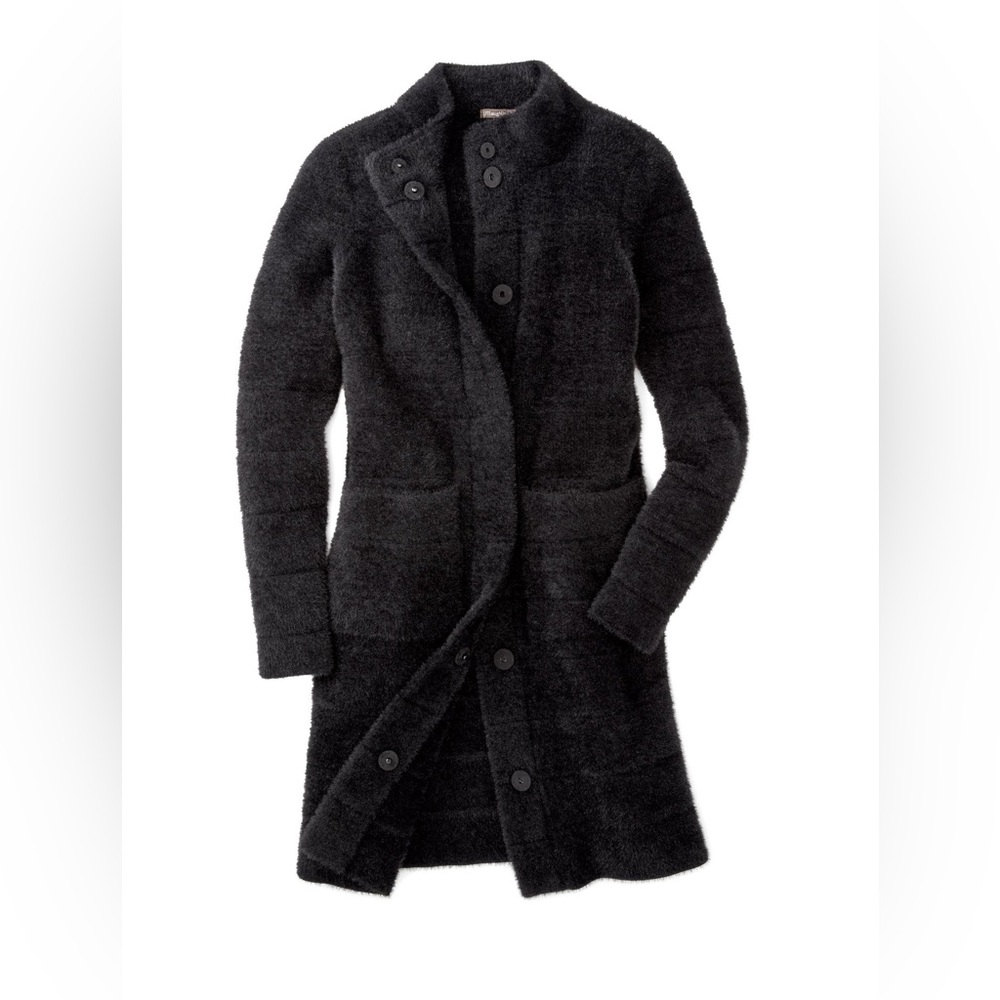 NWT J. McLaughlin Tripp Sweater Coat Black Medium